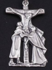 5 5g Crucifix Cross Jesus Mary John 925 Sterling Solid Silver Pendant New  