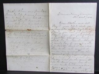 5th Ohio Cavalry Germantown Tennessee Civil War Letter  