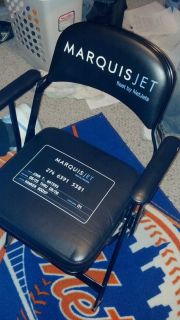 Shea Stadium Visitors Clubhouse Chair Mets COA  