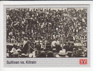 John L Sullivan vs Jake Kilrain Boxing Boxer 1991 AW Sports Inc Card 139  