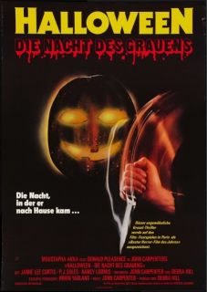 Halloween Movie Poster Horror Michael Myers John Carpenter RARE  