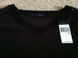 Authentic Sean John V Neck Sweater Black  