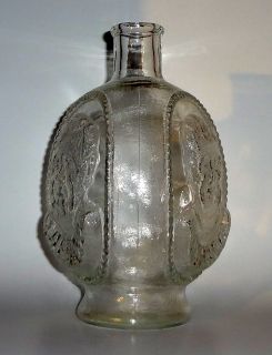 1920s Tiara Champions Glass Decanter BABE RUTH JIM THORPE JOHN SULLIVAN  