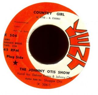 Johnny Otis Show Country Girl on Kent Promo Funk 45 Breaks Hear  