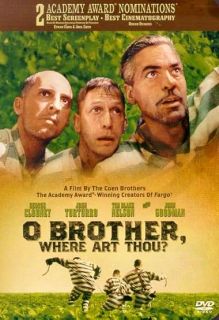 O Brother Where Art Thou George Clooney John Turturo DVD 2001 Widescreen  
