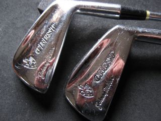Vintage Wilson Crest Johnny Miller Golf Clubs Irons 3 5  