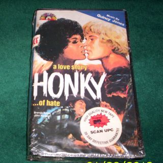 Honky VHS NEW UNICORN VIDEO 1972 Brenda Sykes John Neilson Quincy Jones  