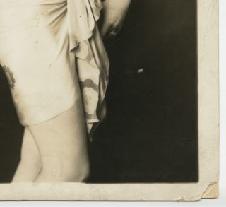 ALFRED CHENEY JOHNSTON ZIEGFELD FOLLIES RISQUE PHOTOGRAPH HULA LARGE 1927 PIN UP  
