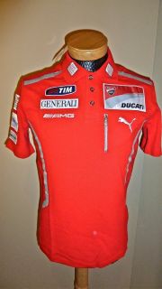 2011 Ducati Team Polo Shirt Rossi Hayden Size XS s L  