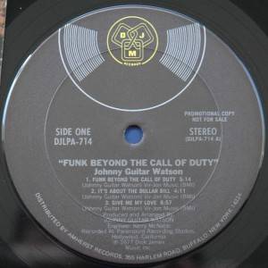 RARE LP Johnny Guitar Watson Funk Beyond The Call of Duty 1977  