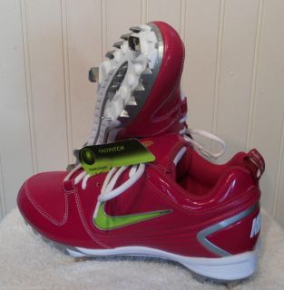 New Nike Unify Womens Metal Fastpitch Softball Cleats 5 10 Red MSRP$60  