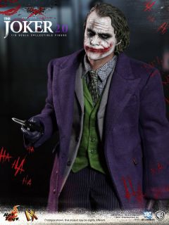 Hot Toys DX 11 Batman Dark Knight TDK Joker Version 2 0 2 V2 Heath Ledger New  