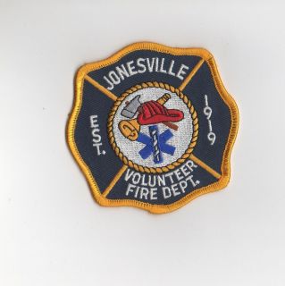 ❖jonesville Volunteer Fire Department New York Patch❖ Hazmat Rescue EMT Medic  