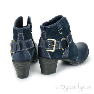 Josef Seibel Skylar Womens Blue Ankle Boot  