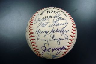 Beautiful 1975 Cincinnati Reds Team Signed Baseball  