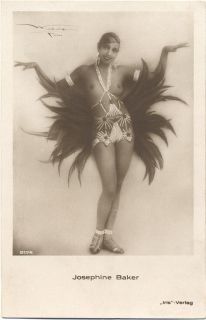 Josephine Baker Photo Postcard FP 6  