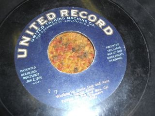 Uncle Josh United 78 RPM Record 373 Cal Stewart  