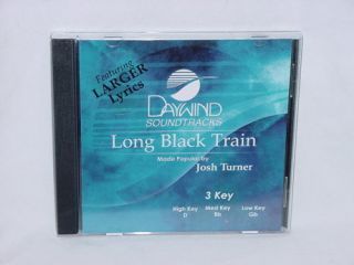 Josh Turner Long Black Train New Accompaniment CD  