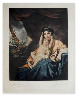 After Sir Joshua Reynolds Mrs Lascelles Her Child  
