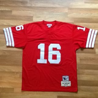 Mitchell and Ness Joe Montana San Francisco Forty Niners 49ers Throwback Jersey  
