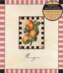 Apples Personal Recipe Keeper New Seasons Walter Robinson Pages Dividers Tips  