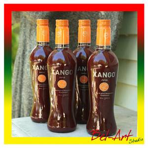 Xango Juice 4 Bottles Mangosteen Juice Expires 2013 not 2012  