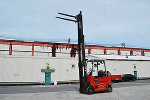 Hyster 3500 lbs Forklift Fork Lift Truck Propane Triple Mast No Reserves  