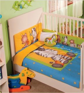 Boy 6pc Crib Bedding Set Available in 5 Models Juego de Cuna