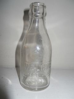 Small Vintage Welchs Grape Juice Bottle