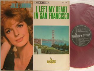 Julie London Japan Red Vinyl I Left My Heart in San Fra