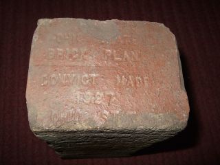 Ohio State Penitentiary / Junction City Prison Brick Plant Inmate