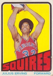 1972 73 Topps Basketball Rookie 195 Julius Erving Dr J Near Mint Sharp