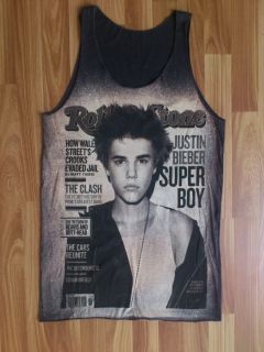 Justin Bieber Wonder Boy Hits Pop Art T Shirt Dress Tank Top Size s M