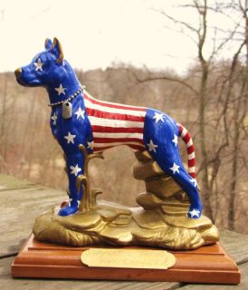 Great Dane ☆usa Patriotic Americana☆ Canine K9 Dog Military 4th of