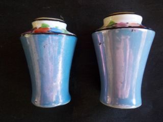 Old Lusterware Salt Pepper Shakers LQQK