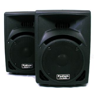 New 500 Watt DJ Karaoke 2 Way Lightweight Speaker Pair PP810