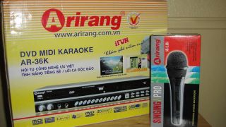 Arirang AR 36K Vietnamese English Karaoke DVD42 Mic