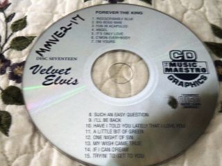 Music Maestro Karaoke Velvet Elvis Disc Seventeen