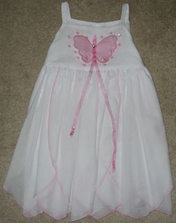 Kate Mack Girls Size 12 Months Pink Butterfly Princess Dress