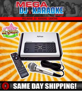 Mystage HDK 1000 Portable Karaoke 2 140 English Songs New in Box