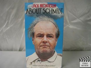 About Schmidt VHS New Jack Nicholson Kathy Bates 794043631733