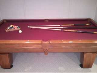 Kasson Maxwell Pool Table and Accessories