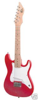 New Kay Mini Electric Guitar 31 Long Metallic Red