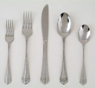 Keeley 25 Piece Stainless Flatware Set Brand New