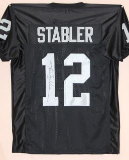 Ken Stabler Autographed Oakland Raiders Jersey