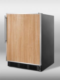 Summit CT66BFR Refrigerator Freezer 5 1 CF Custom PNL