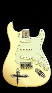 2012 Fender Kenny Wayne Shepherd Strat Arctic White BODY Stratocaster