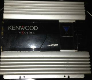 Kenwood Excelon Amplifier KAC X301T Two Channel Amp