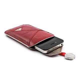 Kenzo Origami Leather Case for iPhone 4S Red