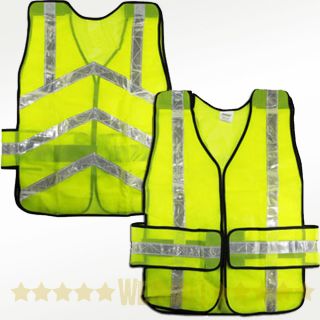 New Green High Visibility Safety Vest Reflective Ironwear
